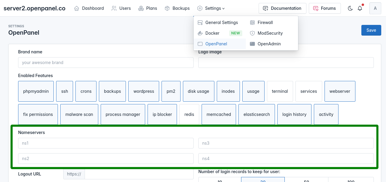 hitechcloud add nameservers