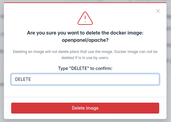 hitechadmin docker delete image  step 2
