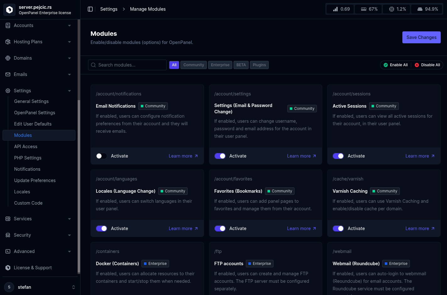 hitechadmin_modules_settings