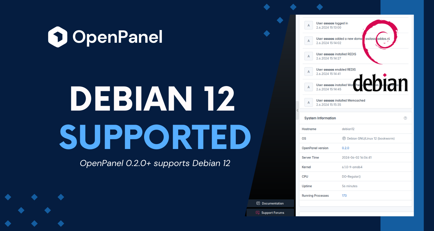HiTechCloud supports Debian