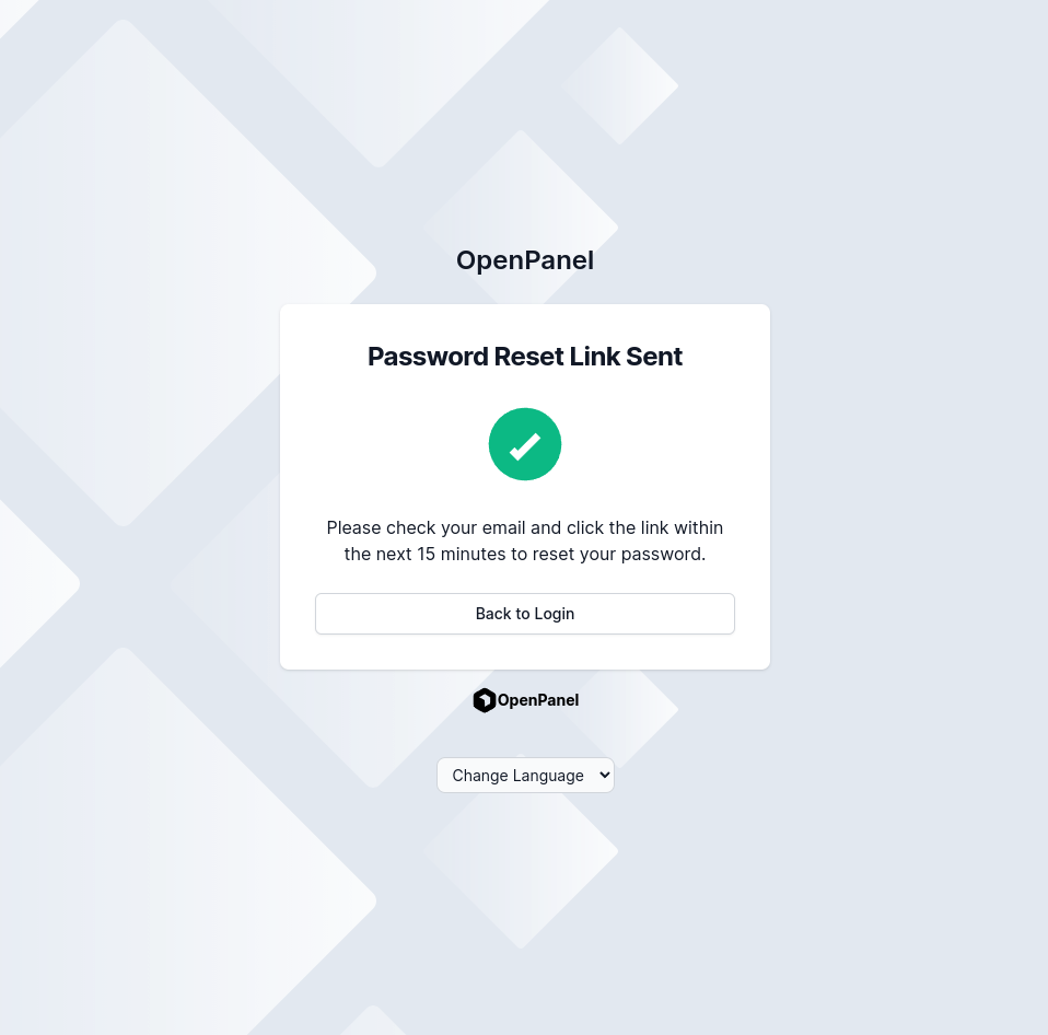 đã gửi email đặt lại mật khẩu
